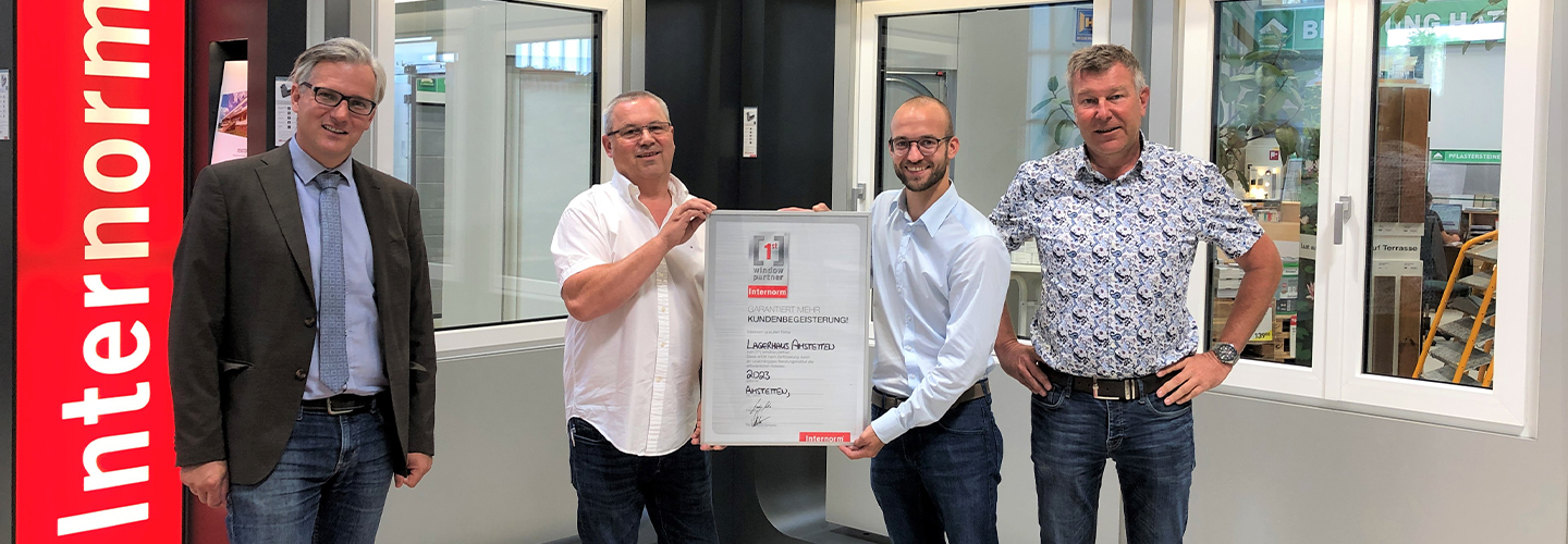 Internorm Zertifizierung Internorm Zertifizierung